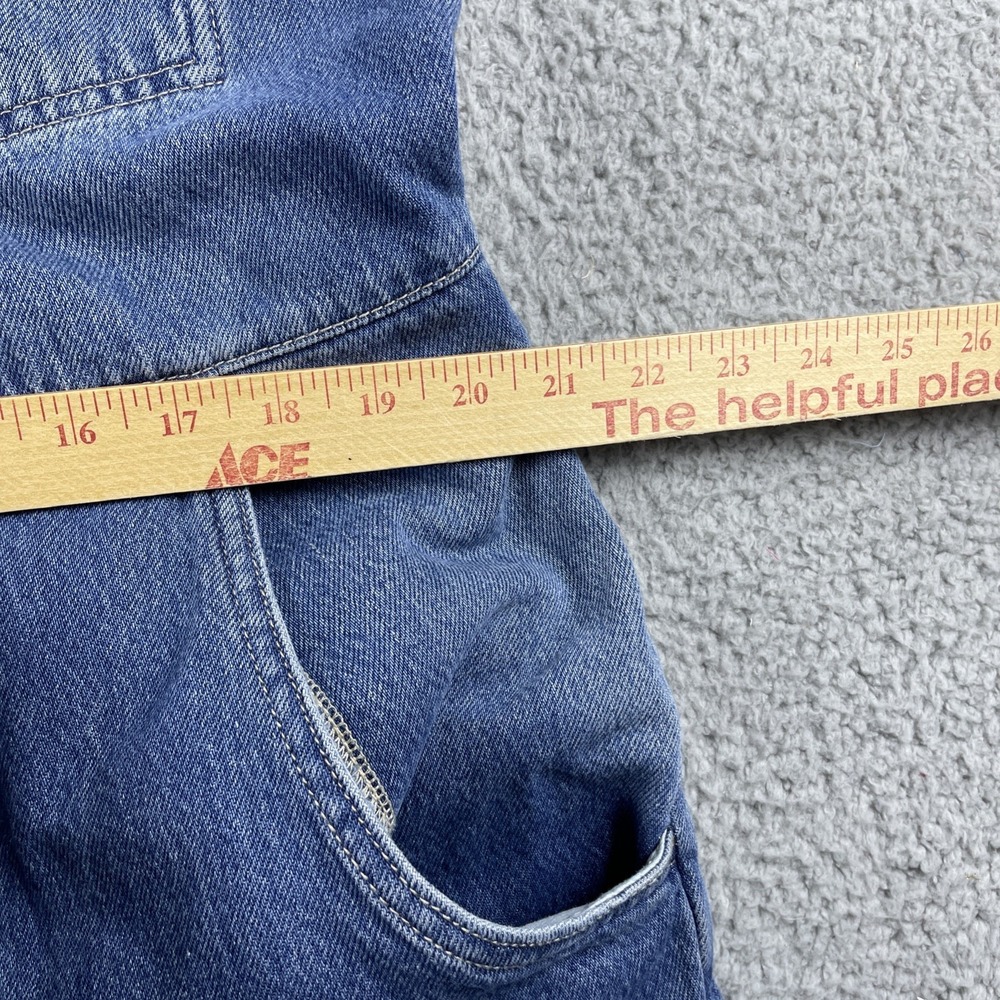Free People We the Free The Townes Coverall Jumpsuit Size XL Blue One Piece Jean - Picture 12 of 16